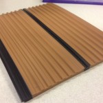 The underside of the panel strip has some ridges for resilience and better adhesion